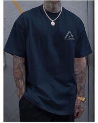 uyguntarz - Think Outside The Box Bedrucktes Oversize-T-Shirt - Lyst