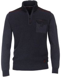 CASA MODA - Pullover Troyer Langarmshirt Für Herren - Lyst