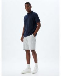 Koton - Chino-Shorts Aus Baumwolle – Bermuda Mit Cargo-Tasche Und Spitzenbund Für Herren - Lyst