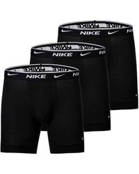 Nike - Boxer Şort, 3'Lü Paket Boxer Şort, Pamuklu Streç, Einfarbig Für Herren - Lyst