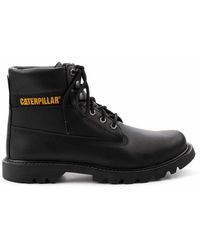 Caterpillar - Outdoor-Stiefel Aus Schwarzem Leder Cat 1111015903 Für Herren - Lyst