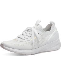 Tamaris - Low sneaker low top 1-23714-42 100 white textil/synthetik mit removable sock - Lyst