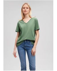 Mavi - Es basic-t-shirt mit v-ausschnitt regular fit / regular fit1611444-71884 - Lyst