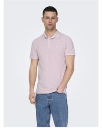 Only & Sons - Poloshirt regular fit - Lyst