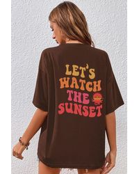 uyguntarz - T-Shirt „Lets Watch The Sunset“-Design - Lyst