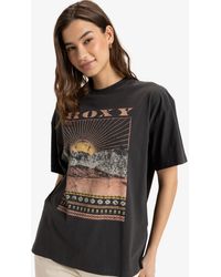 Roxy - Kurzarm-T-Shirt 100 Bio-Algodon, W Für Damen - Lyst