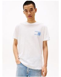 Tommy Hilfiger - Tjm Reg Paisley Flag Tee Ext T-Shirt Für Herren - Lyst
