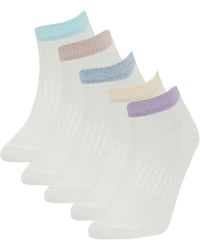 Defacto - 5-Teilige Baumwoll-Booties-Socken Für Mädchen C2944A8Ns Für Damen - Lyst