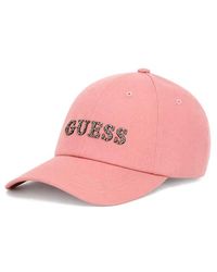 Guess - Einfache Baseballkappe Aus Gabardine - Lyst