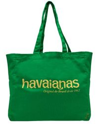 Havaianas - Logo Della Borsa Da Spiaggia Xl - Lyst