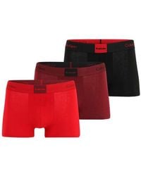 Calvin Klein - Unterwäsche Schwarz, Rot - Lyst