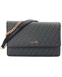 Liu Jo - Borsa A Tracolla Piccola Con Monogramma - Lyst