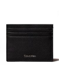Calvin Klein - Kartenhalter Mit Eingraviertem Logo - Lyst
