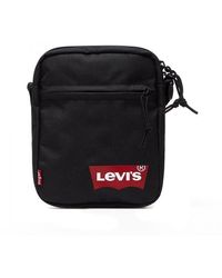 Levi's - Mini Borsa A Tracolla Nera Regolare Solida - Lyst
