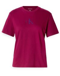 Calvin Klein - T-Shirts, Tops Und Polos - Lyst