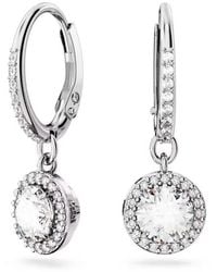 Swarovski - Runde Engelsohrringe - Lyst