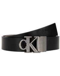 Calvin Klein - Cintura Con Fibbia Monogramma - Lyst