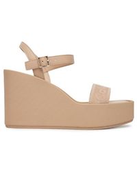 Calvin Klein - Melia Keilsandalen Mit Plateau Und Logo - Lyst