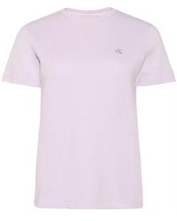 Calvin Klein - T-Shirts, Tops Und Polos - Lyst