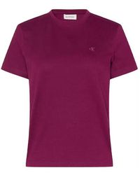 Calvin Klein - T-Shirts, Tops Und Polos - Lyst