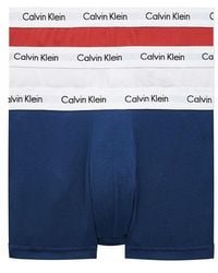 Calvin Klein - Boxer Weiß, Rot, Blau - Lyst