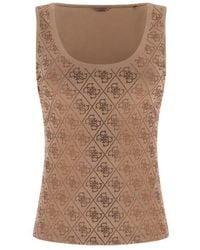 Guess - T-Shirts, Tops Und Polos - Lyst