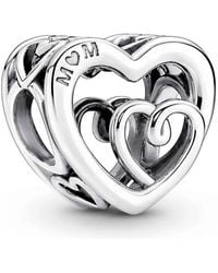 PANDORA - Charm Cuori Intrecciati Infiniti 790800C00 - Lyst