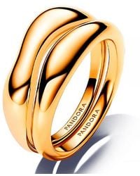 PANDORA - Kombinierbare Ringe Organische Form 163264C00 - Lyst