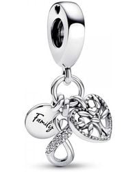 PANDORA - Moments Für immer & Ewig Unendlichkeits-Charm aus Sterling Silber - Lyst
