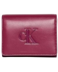 Calvin Klein - Rfid-Geschützte, Faltbare Geldbörse Mit Soft-Touch-Funktion - Lyst