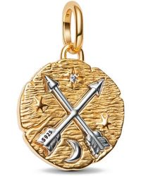 PANDORA - Medaillon Und Gekreuzte Pfeile Charm 764081C01 - Lyst