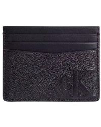 Calvin Klein - Kartenhalter Mit Logo-Prägung - Lyst
