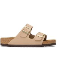 Birkenstock - Sandalo Arizona Soletta Morbida Stretta - Lyst