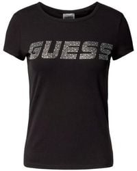 Guess - T-Shirts, Tops Und Polos - Lyst