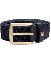 Tommy Hilfiger - Cintura Denton Con Fibbia Rettangolare - Lyst