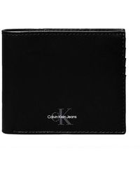 Calvin Klein - Leder-Geldbörse Mit Fach Für Tickets Und Geldbörse Und Rfid - Lyst