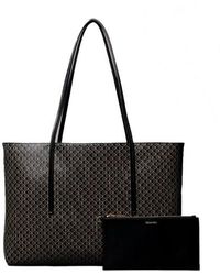 Calvin Klein - Borsa Tote Foderata Con Logo Iconico E Tasca - Lyst