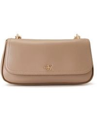 Calvin Klein - Piccola Borsa A Tracolla Con Catena E Logo Monogramma - Lyst