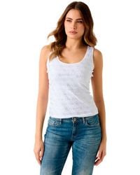 Guess - T-Shirts, Tops Und Polos - Lyst
