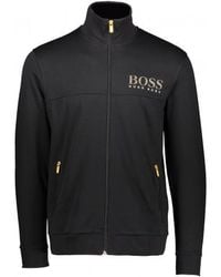 hugo boss black and white tracksuit