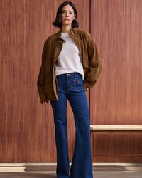 Charoux - Tunnell Aviator Suede Jacket - Lyst