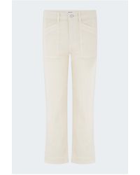 PAIGE - Quincy Ankle Straight Trouser - Lyst