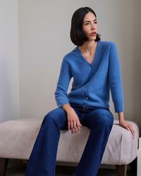 Vince - Boiled Long Sleeve V-Neck Cardigan - Lyst