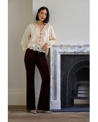 PAIGE - Clean Front High Rise Laurel Canyon - Lyst