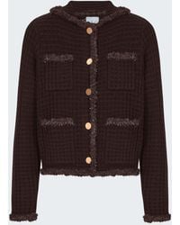 Allude - Knitted Jacket With Buttons - Lyst