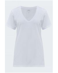 Velvet By Graham & Spencer - Susan V Neck T-Shirt - Lyst
