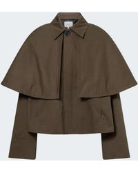 FRAME - Paddock Cape Jacket - Lyst