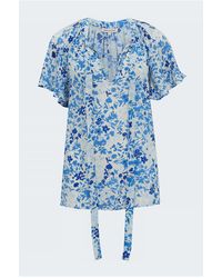 Lily and Lionel Madison Blouse - Blue