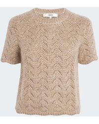 FRAME - The Lurex Cashmere Sweater - Lyst