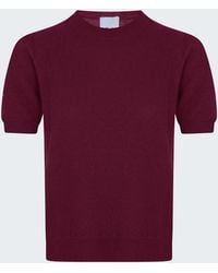 Allude - Cashmere Short Sleeve Crew - Lyst